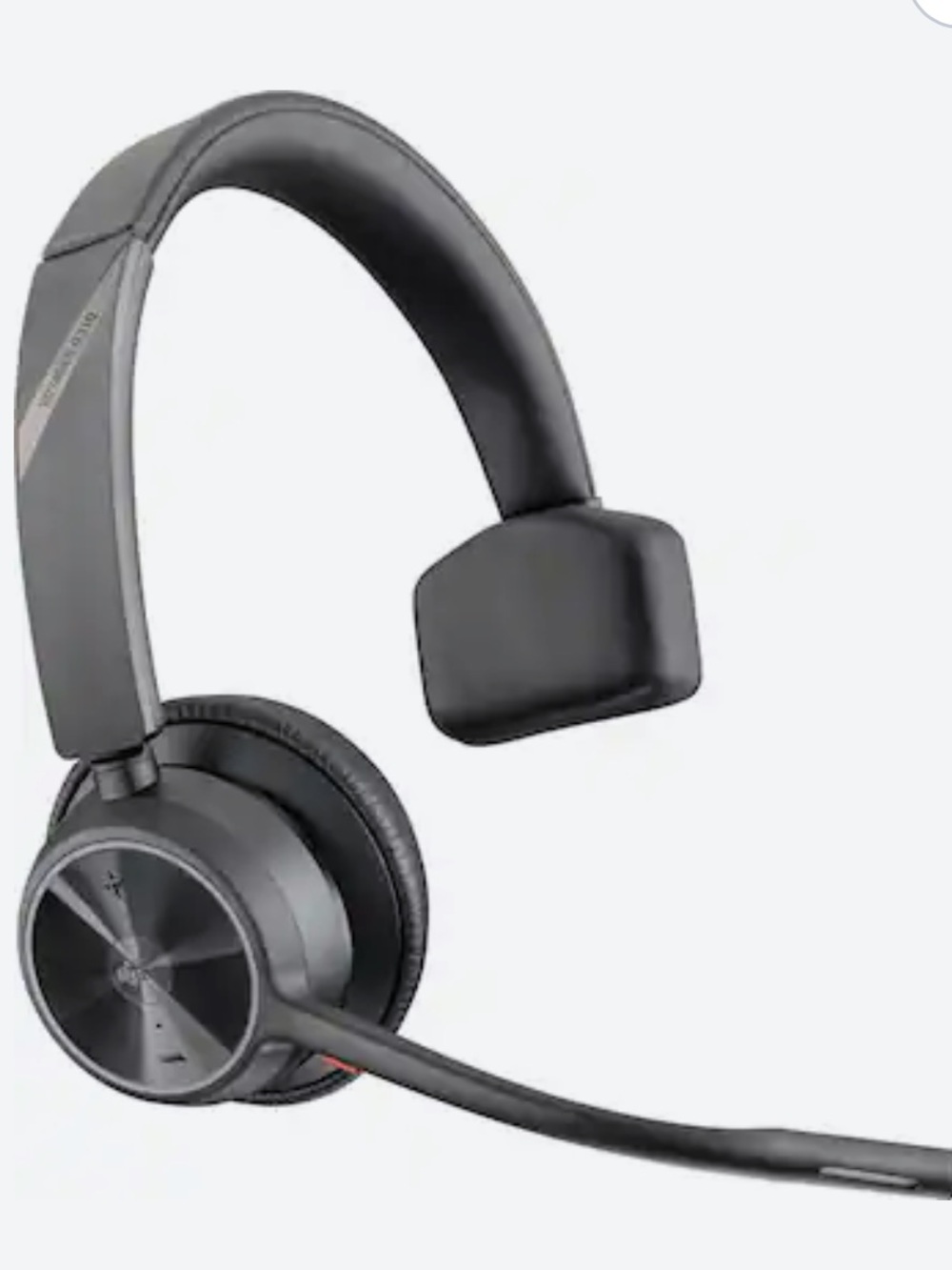 Poly Voyager 4310UC Noise Canceling Single Ear With Mic Headset
